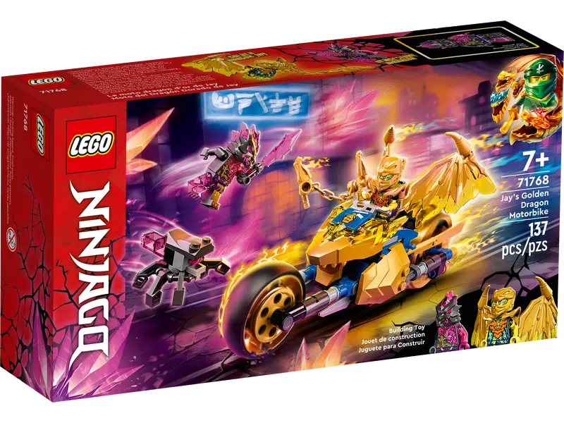 LEGO NinjaGo - 71768 - La moto du dragon doré de Jay