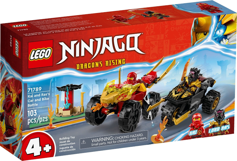 LEGO - Ninjago - 71789 - Kai and Ras' Car and Bike Battle