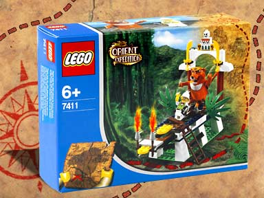 LEGO - Adventurers - 7411 - Le rugissement de Tygurah - USAGÉ/USED