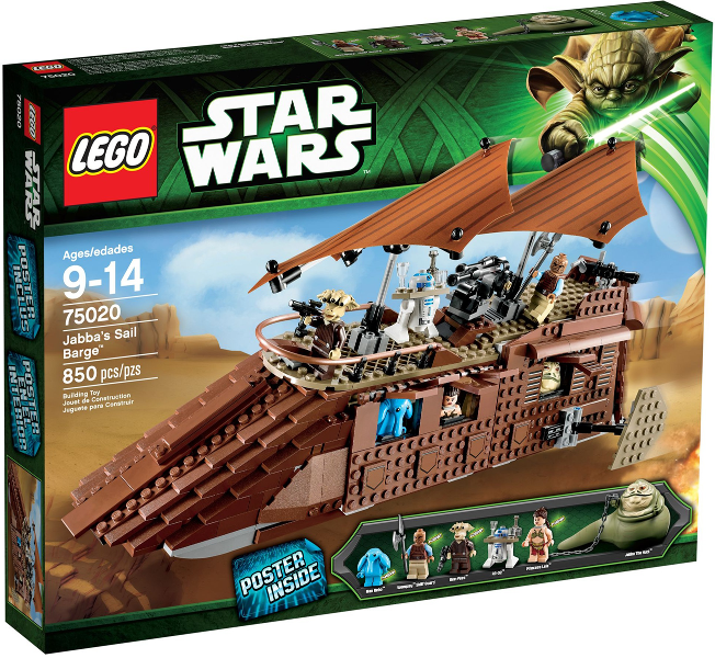 LEGO - Star Wars - 75020 - La barge à voiles de Jabba - USAGÉ / USED