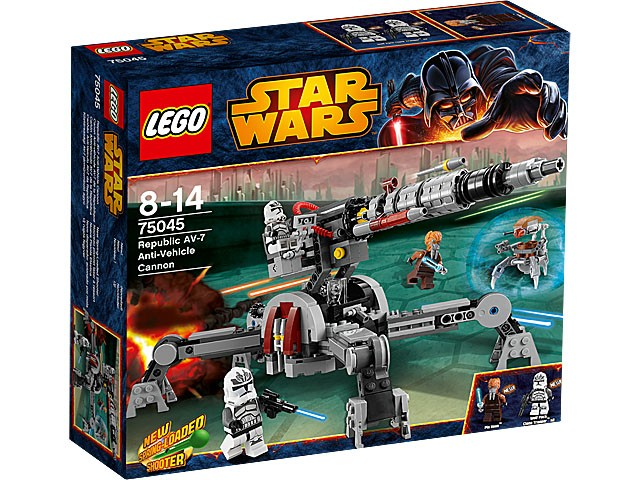 LEGO Star Wars - 75045 - Canon anti-véhicule Republic AV-7 - USAGÉ / USED