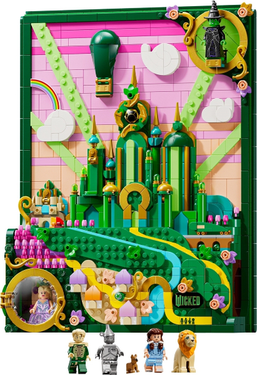 LEGO Wicked - 75685 - Emerald City Wall Art