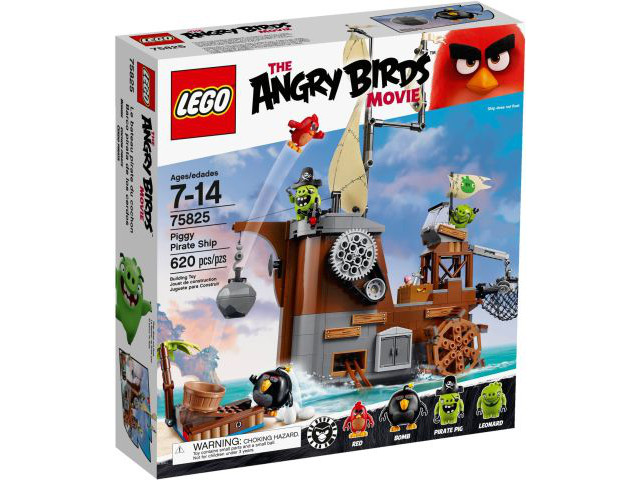 LEGO - Angry Birds - 75825 - Le bateau pirate cochon - BOITE OUVERTE SACS SCELLÉS