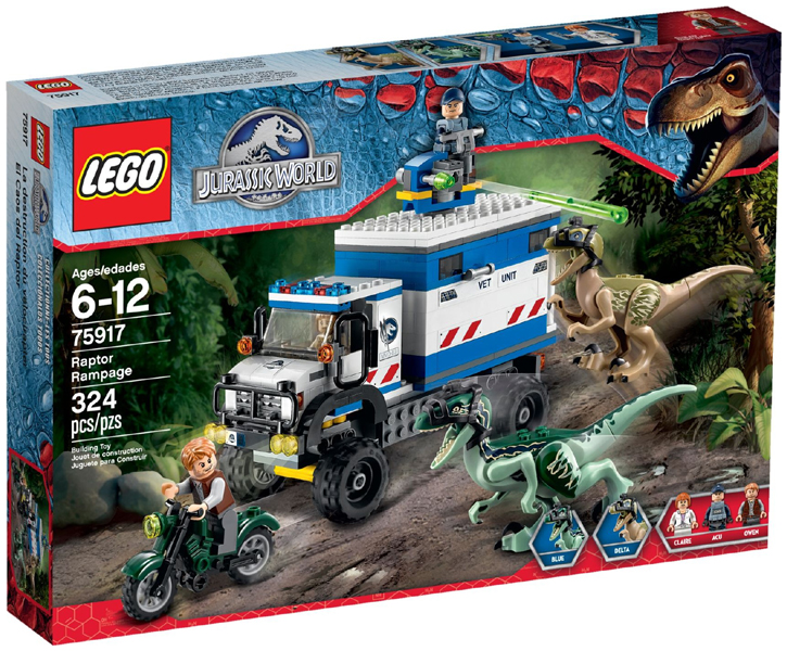 LEGO Jurassic World - 75917 - Le déchaînement des rapaces