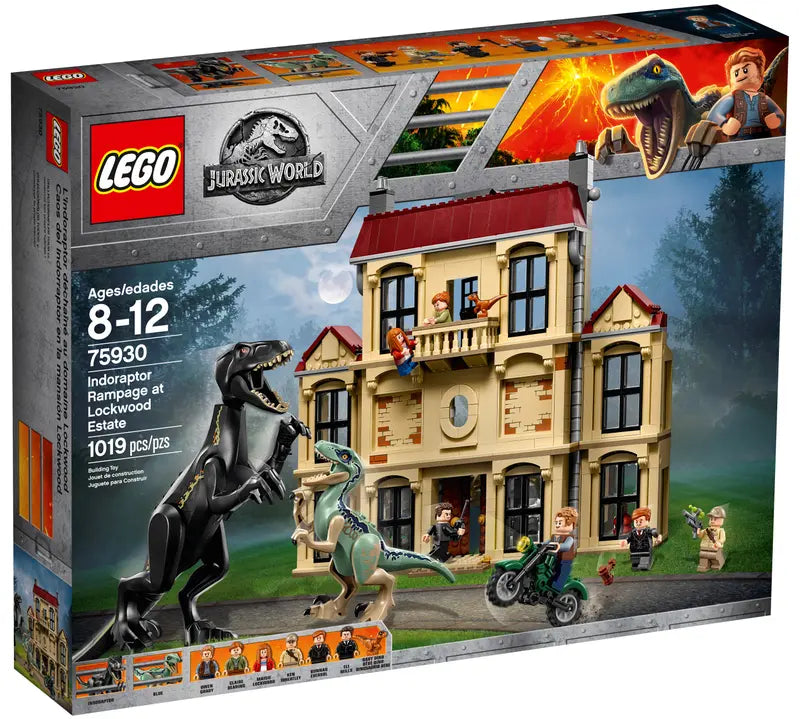LEGO Jurassic World - 75930 - Le carnage d'Indoraptor au domaine Lockwood - USAGÉ / USED