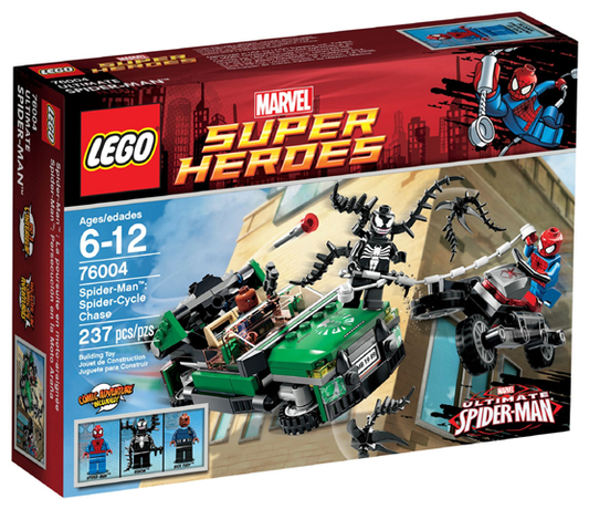 LEGO - Marvel - 76004 - Spider-Man Spider-Moto Chase - USAGÉ/USED