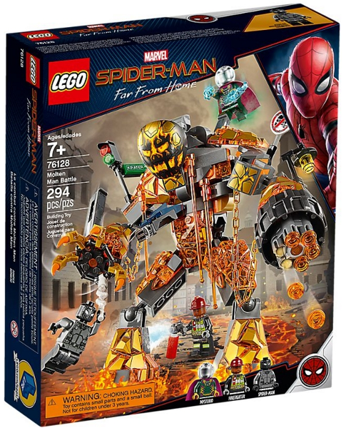 LEGO - Marvel - 76128 - Molten Man Battle - USAGÉ/USED