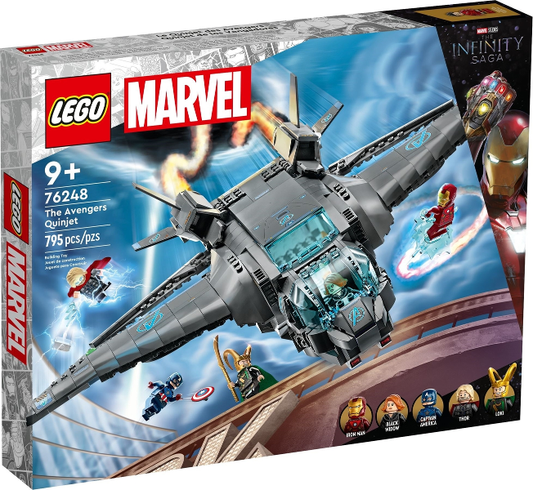 LEGO Marvel - 76248 - Le Quinjet des Avengers - D'OCCASION / USAGÉ