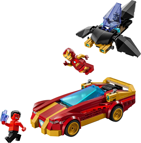 LEGO Marvel - 76310 - Iron Man Car & Black Panther vs. Red Hulk