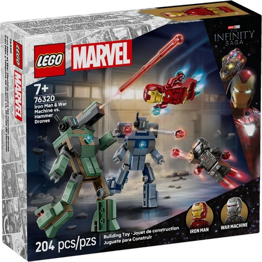 LEGO Marvel - 76320 - Iron Man & War Machine vs. Hammer Drones
