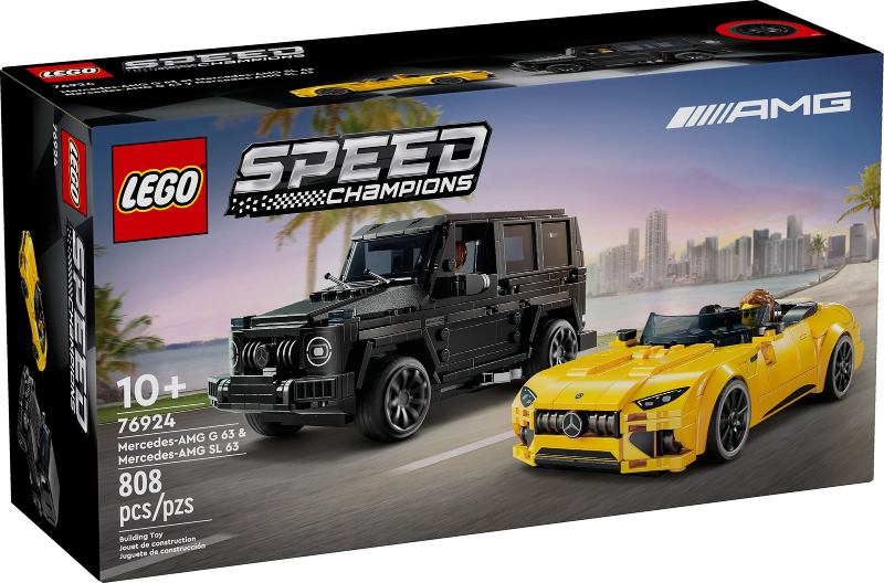 LEGO - Speed Champions - 76924 - Mercedes-AMG G 63 et Mercedes-AMG SL 63