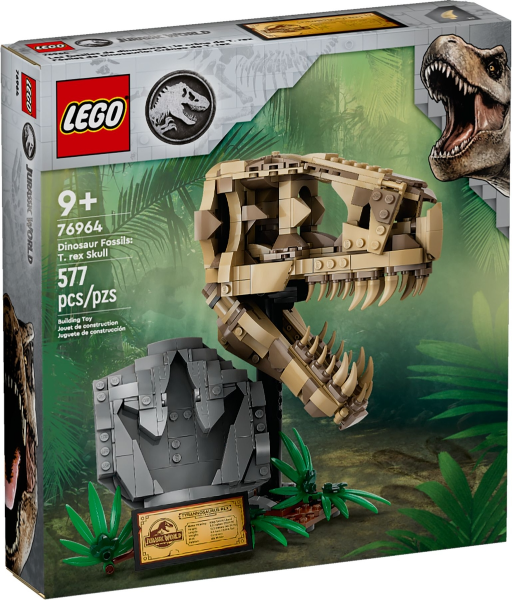 LEGO - Jurassic World - 76964 - Fossiles de dinosaures : Crâne de T. Rex