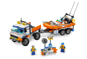 Lego City 7726 - Coast Guard Truck with Speed Boat