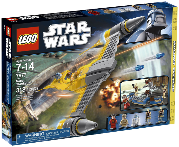 LEGO Star Wars - 7877 - Naboo Starfighter - USAGÉ/USED