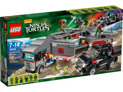 LEGO Ninja Turtles - 79116 - Big Rig Snow Getaway - USAGÉ/USED