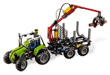 Lego Technic 8049 - Tractor with log loader