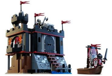 Lego Knights' Kingdom 8802 - Dark Fortress Landing