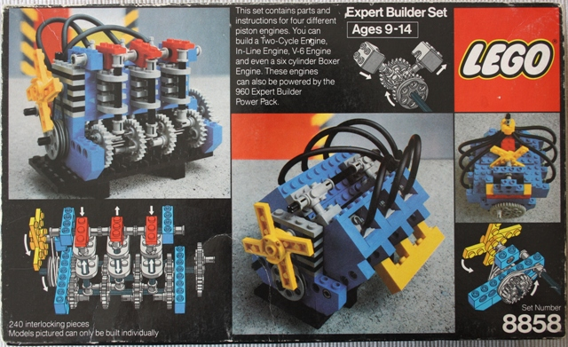 LEGO Technic - 8858 - Moteurs automobiles - USAGÉ / USED