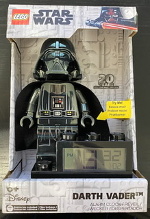 Lego Star Wars - 9004216 - Digital Clock, SW Darth Vader Figure Alarm Clock - 20th Anniversary