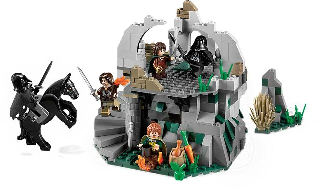 LEGO Le Seigneur des Anneaux - 9470 - Attaque d'Arachne - USAGÉ / USED