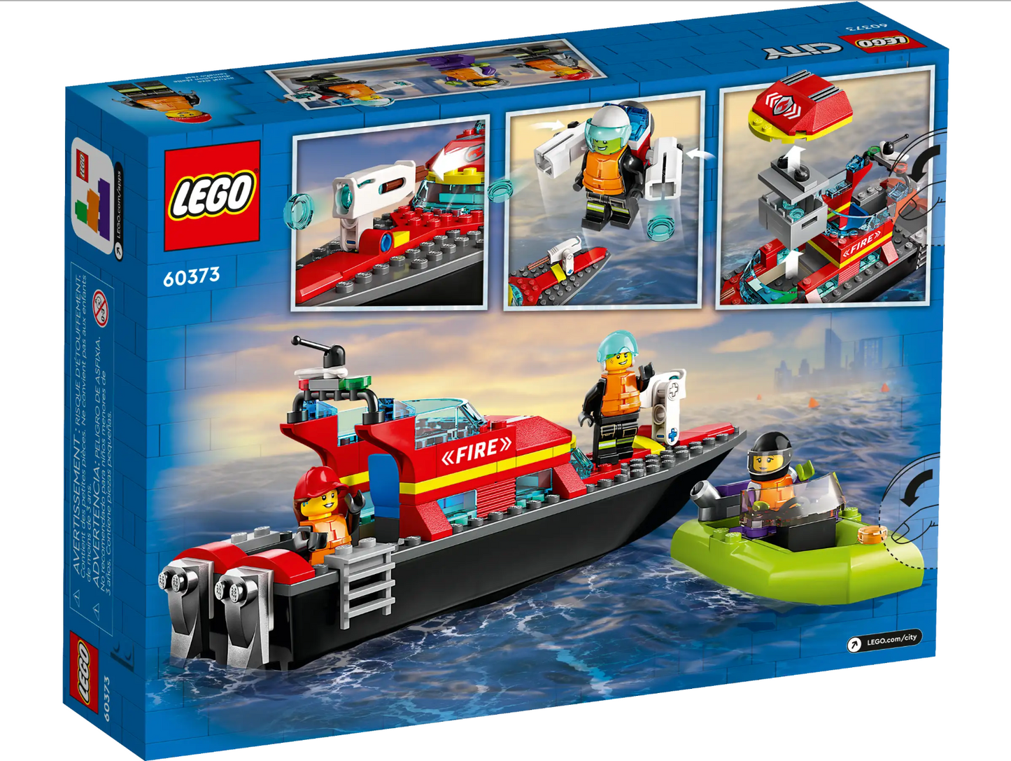 LEGO CITY - 60373 - Fire Rescue Boat