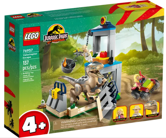 LEGO Jurassic Park - 76957 - Velociraptor Escape