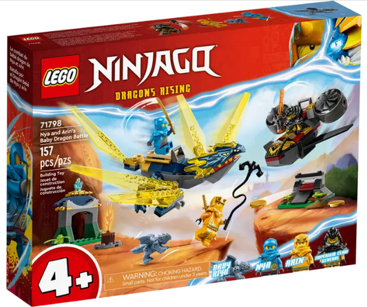 LEGO NinjaGo - 71798 - La bataille du bébé dragon de Nya et Arin