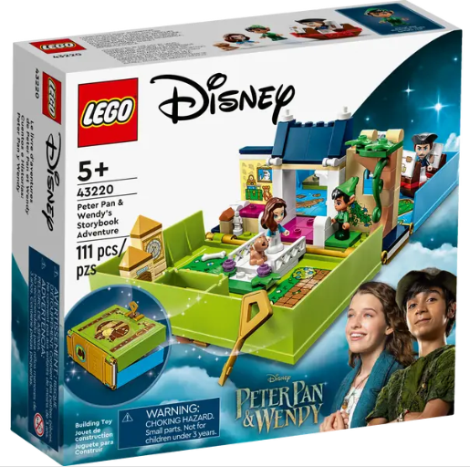 LEGO Disney - 43220 - L'aventure dans le livre de contes de Peter Pan et Wendy