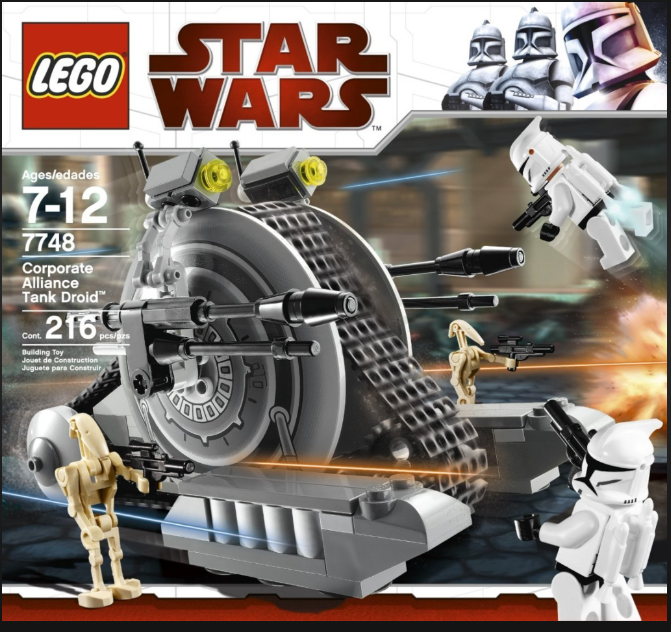 LEGO Star Wars - 7748 - Corporate Alliance Tank Droid - USAGÉ / USED