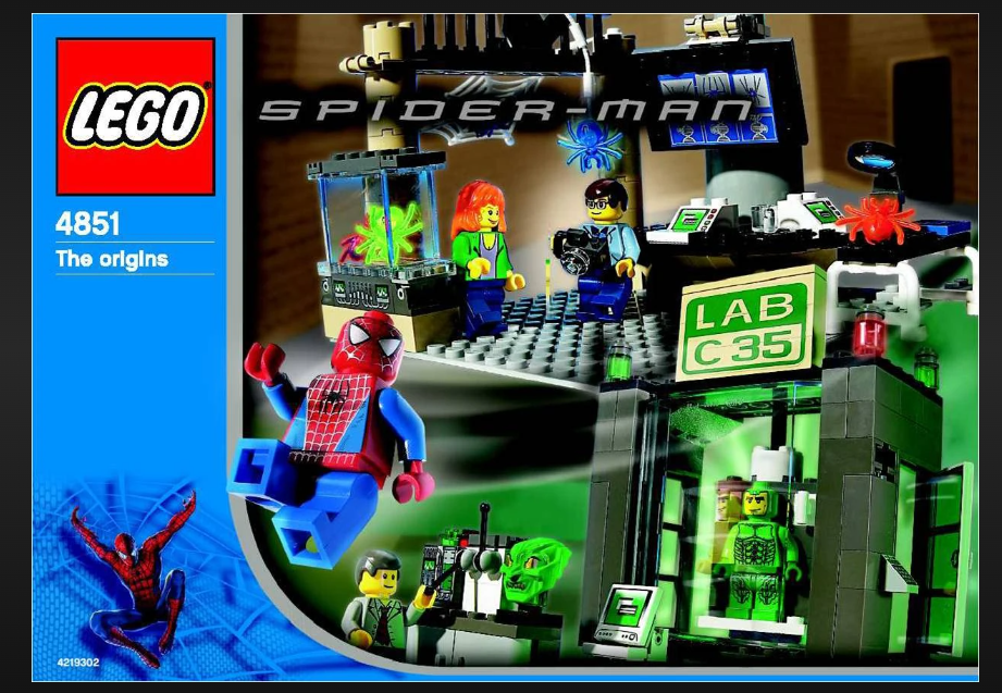 LEGO - Spider-Man - 4851 - The Origins - USAGÉ / USED
