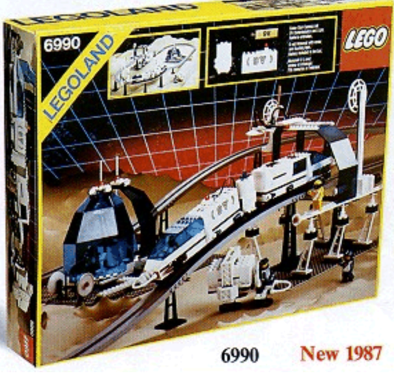 Système Legoland - 6990 - Futuron Monorail - USAGÉ