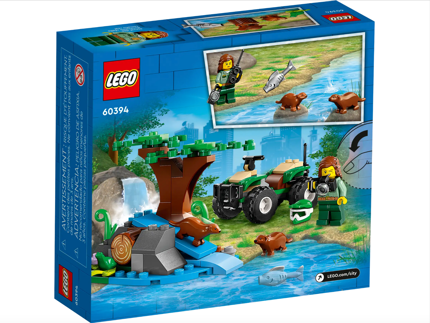 LEGO CITY - 60394 - Habitat du VTT et de la loutre