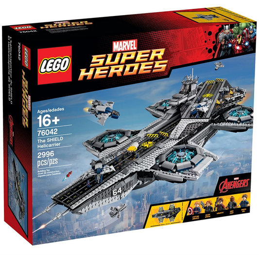 LEGO Marvel - 76042 - The SHIELD Helicarrier - BOITE ENDOMMAGÉE