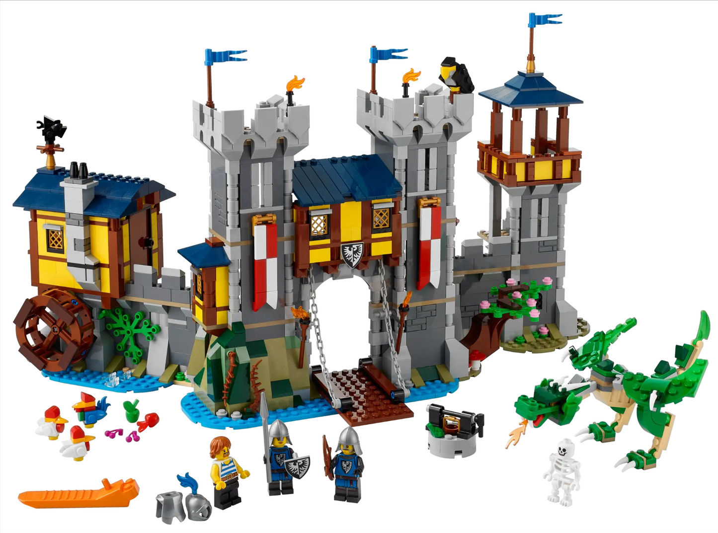 LEGO Creator - 31120 - Château médiéval - BOITE OUVERTE SACS SCELLÉS