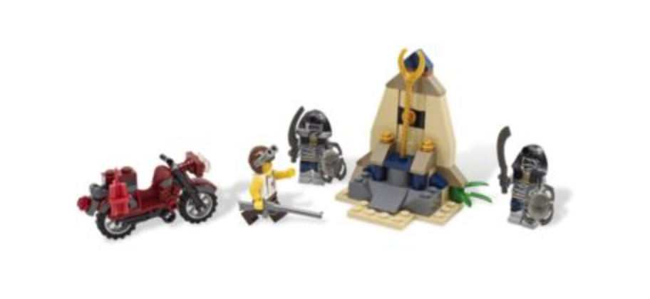LEGO Pharaoh's Quest - 7306 - Gardiens du bâton d'or UTILISÉ / USAGÉ