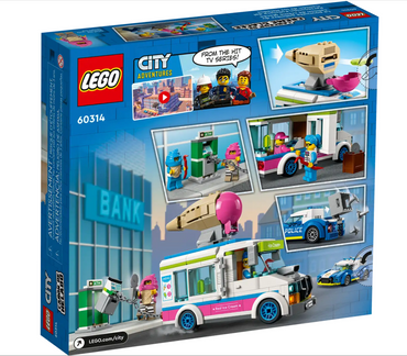 LEGO CITY - 60314 - Ice Cream Truck Police Chase