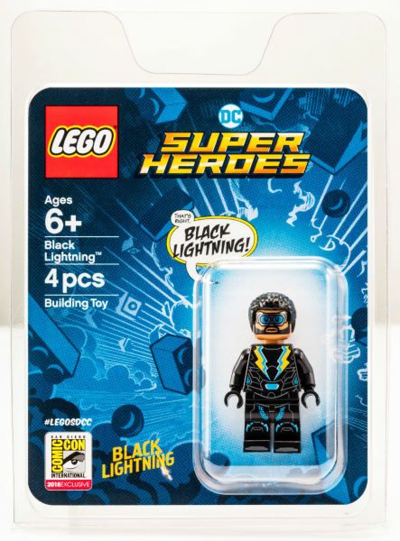 LEGO DC - Black Lightning - San Diego Comic-Con 2018 Exclusive blister pack
