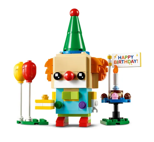 LEGO BrickHeadz - 40348 - Le clown d'anniversaire