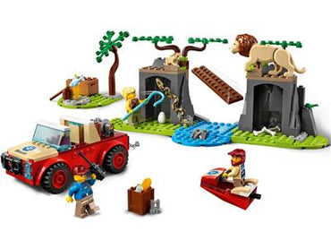 LEGO CITY - 60301 - Le tout-terrain de sauvetage de la faune