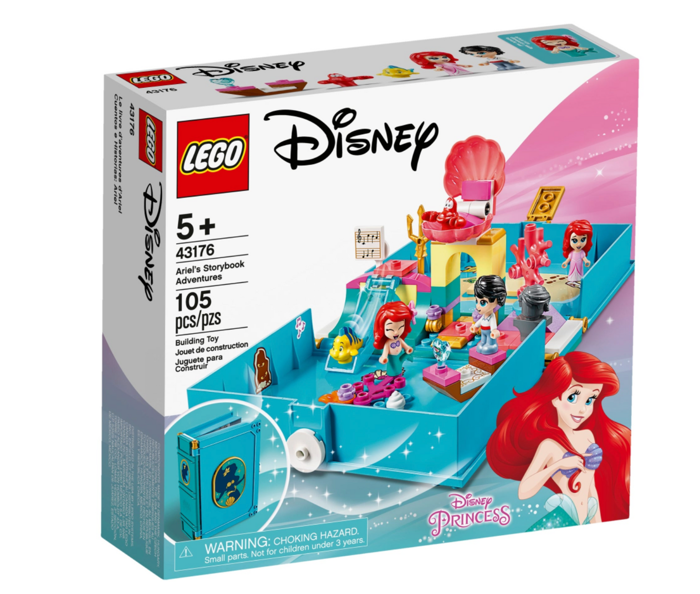 LEGO DISNEY - 43176 - Ariel's Storybook Adventures