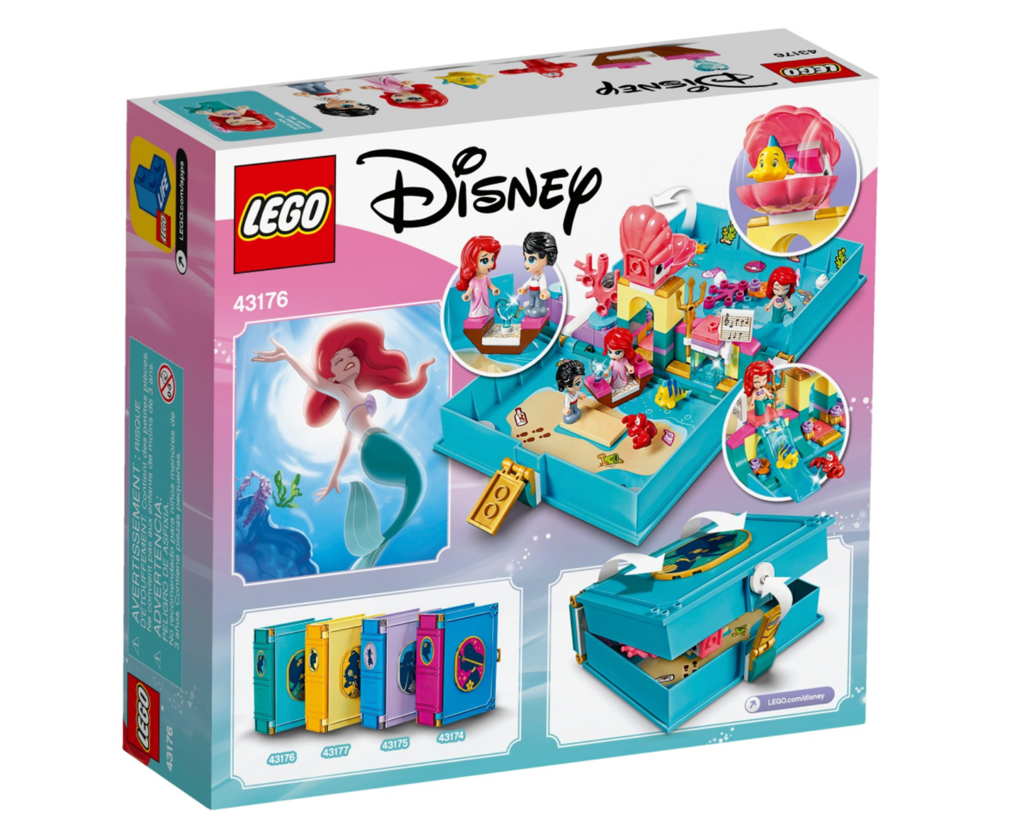 LEGO DISNEY - 43176 - Ariel's Storybook Adventures