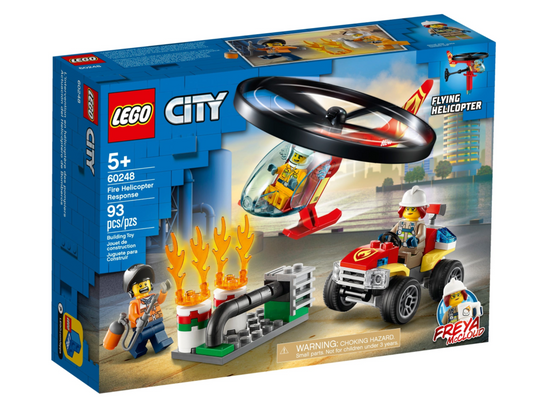 LEGO CITY - 60248 - L'intervention de l'hélicoptère de pompiers