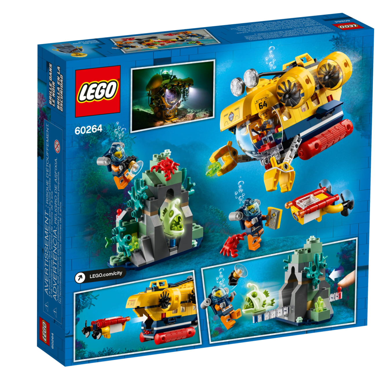 LEGO CITY - 60264 - Ocean Exploration Submarine
