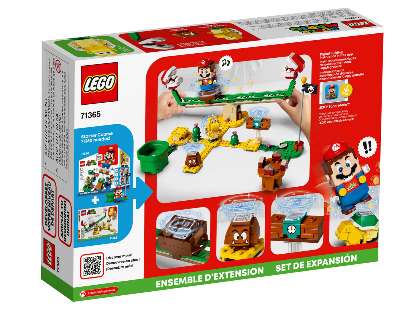 LEGO Super Mario - 71365 - Piranha Plant Power Slide Expansion Set