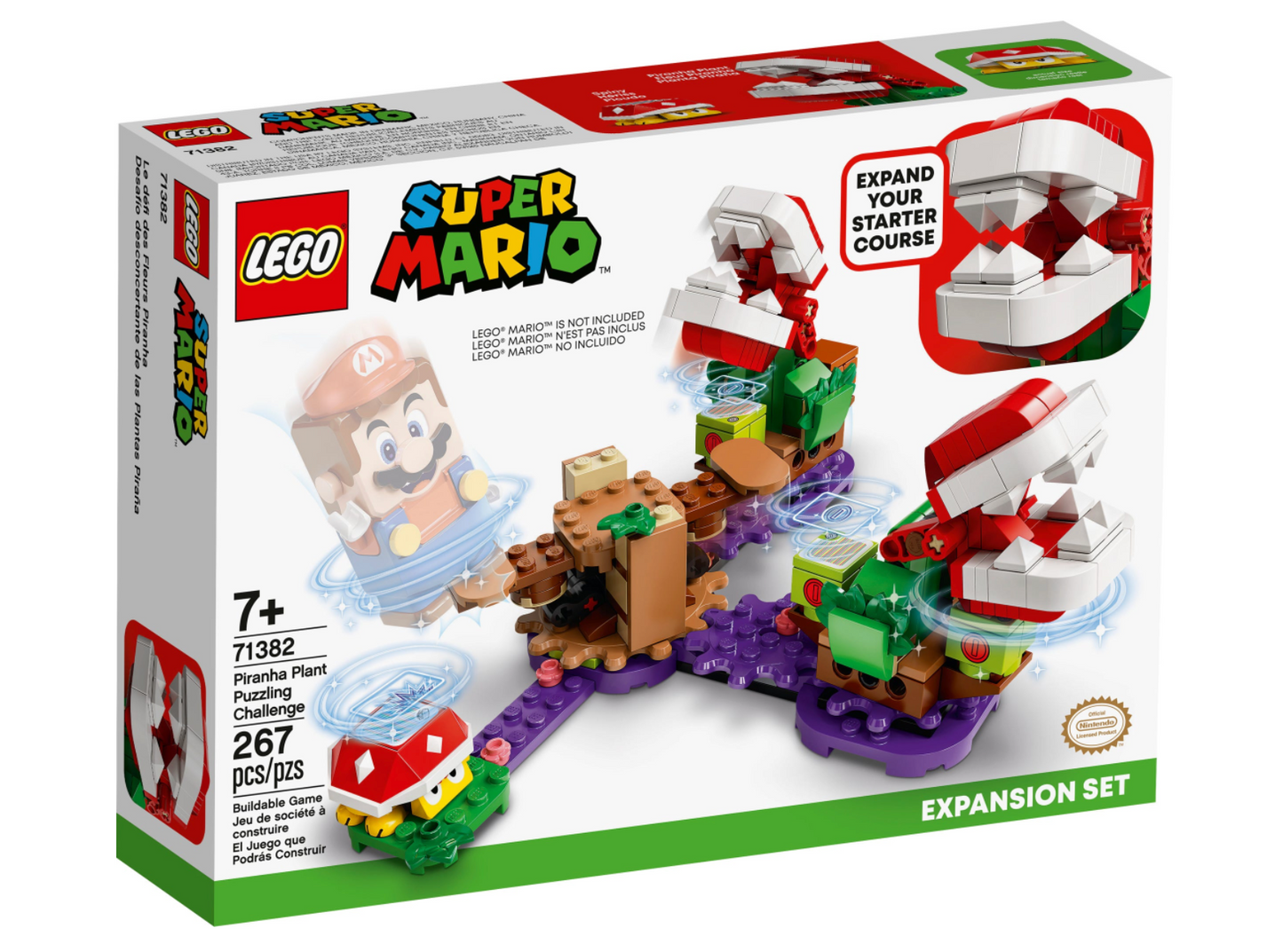 LEGO Super Mario - 71382 - Piranha Plant Puzzling Challenge Expansion Set