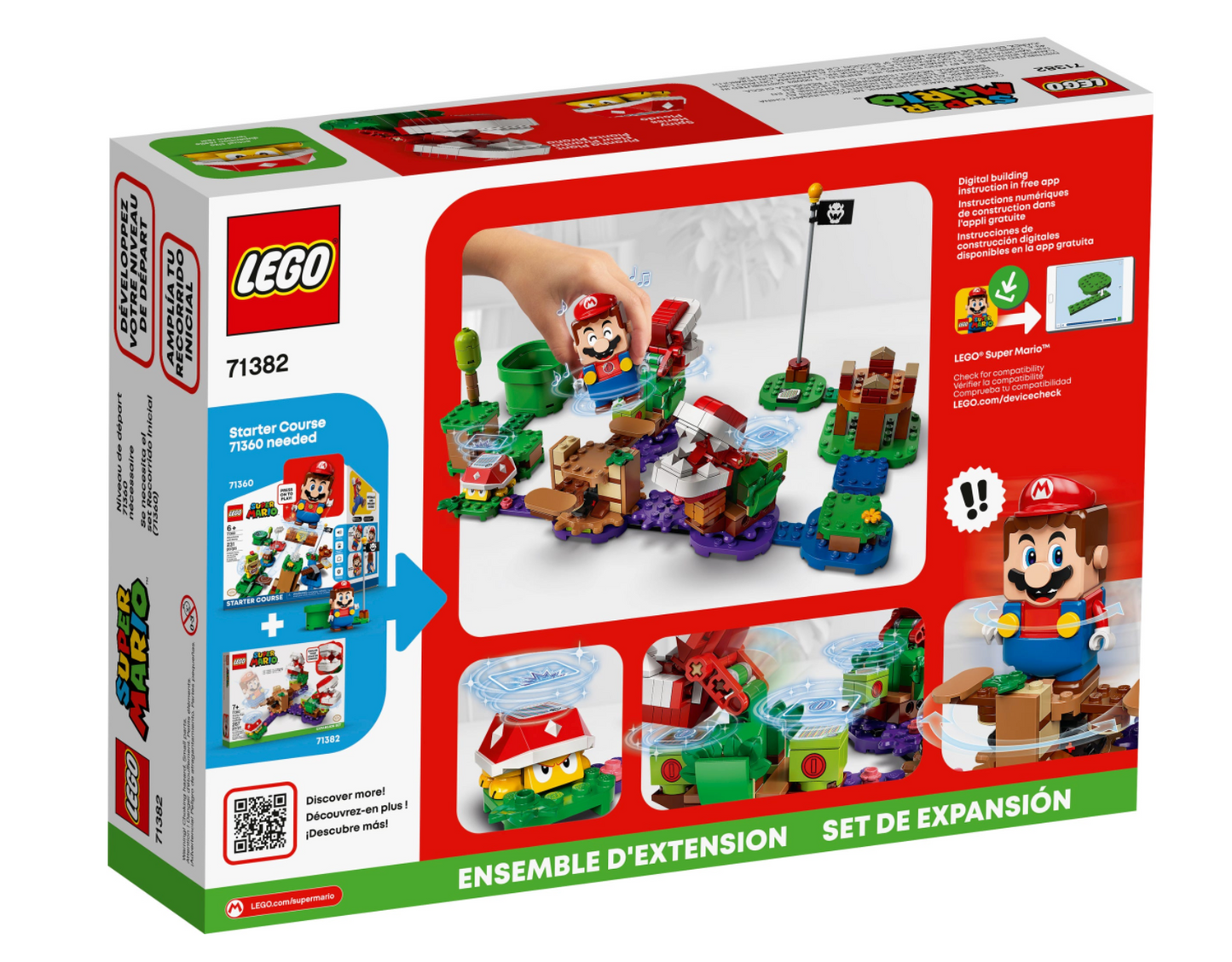 LEGO Super Mario - 71382 - Piranha Plant Puzzling Challenge Expansion Set
