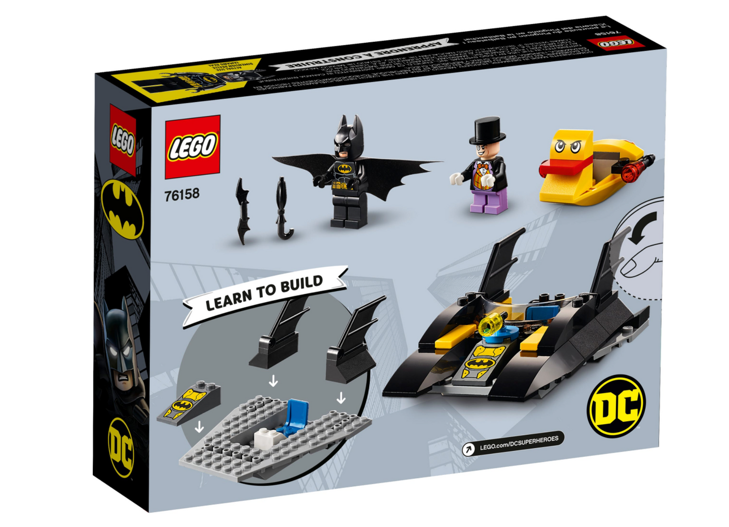 LEGO DC - 76158 - Batboat The Penguin Pursuit! - BOITE ENDOMMAGÉE