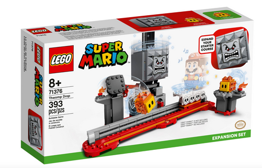 LEGO Super Mario - 71376 - Ensemble d'extension Thwomp Drop