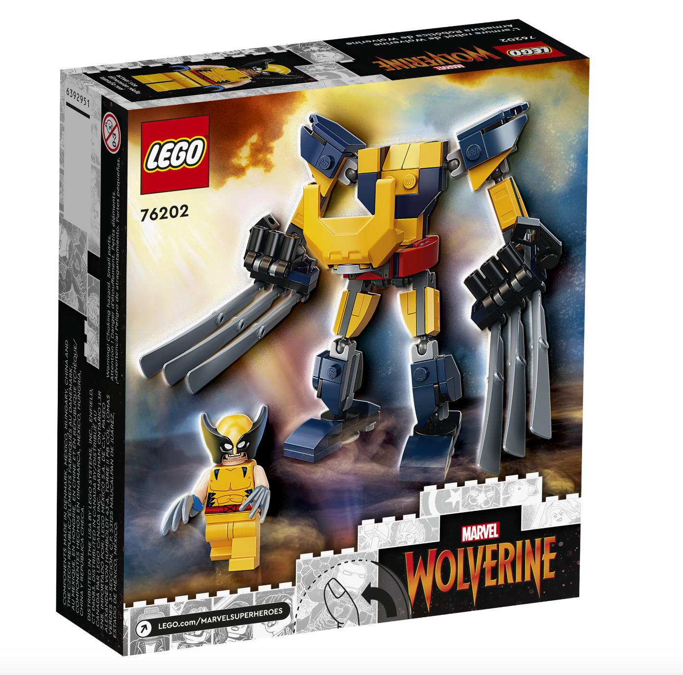 LEGO MARVEL - 76202 - L'armure du robot Wolverine