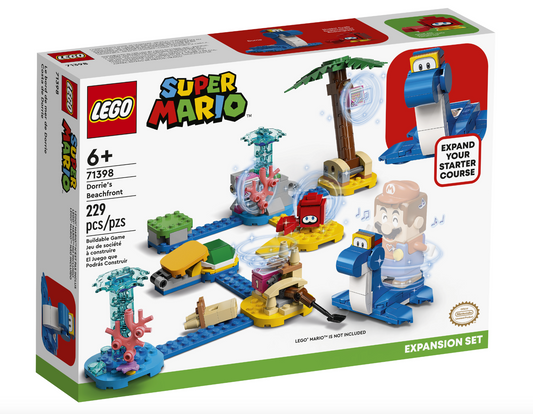 LEGO SUPER MARIO - 71398 - Ensemble d'extension Le front de mer de Dorrie